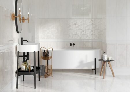 Современные модные тенденции выбора цвета плитки для ванной комнаты