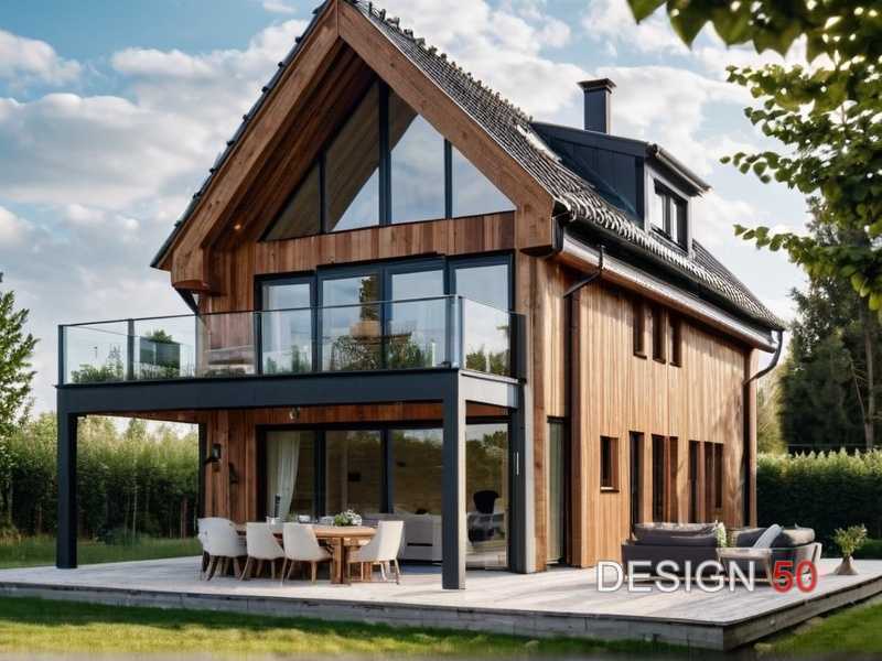 Сочетание фасадной отделки с окружающей застройкой