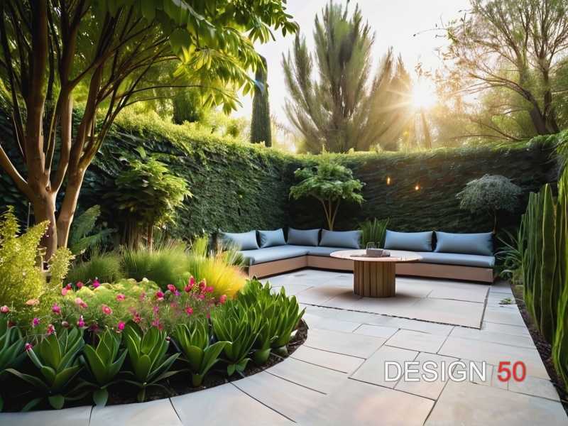 Использование навесов и перегородок без нарушения композиции участка