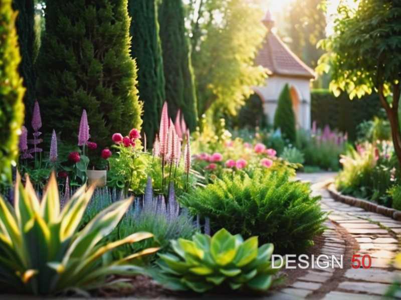 Как сочетать почвопокровные растения с декоративными элементами сада