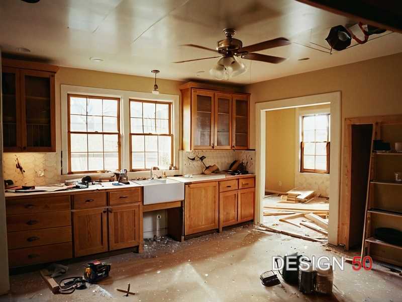 Комбинирование отделочных материалов для зонирования узкой прихожей