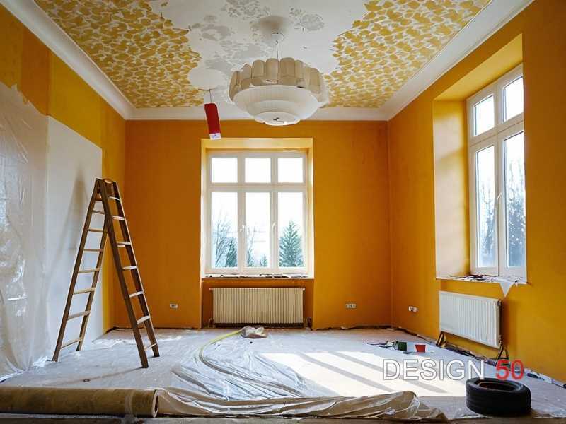 Правильное размещение источников света относительно обоев